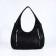 Lurch bag with a zipper, 3 outer pockets, black color