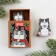 New Year's icon in the box "Kotik", for the New Year, 5 x 4 cm