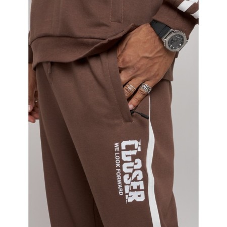 Sports suit men's, size 56, brown color-10