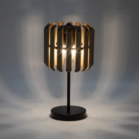 Board lamp with a metal coat Castellie, 60W, E14, 22x22x42 cm-2