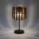 Board lamp with a metal coat Castellie, 60W, E14, 22x22x42 cm