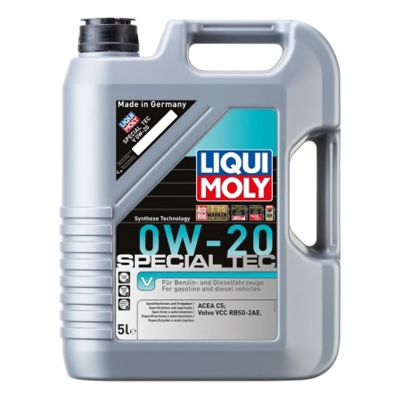Motor oil Liquimoly Special Tec V 0W-20 SN C5, NS-Synthetic, 5 liters
