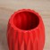 VAZ Coramics Table "Thiago" Faces, 14x9.5 cm, red