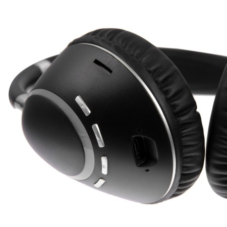 AKZ K53 headphones, wireless, full -size, microphone, RGB backlight, black-7