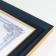 Photo frame Plastic format A4 "Norway" blue, black stroke 36.6x28 cm