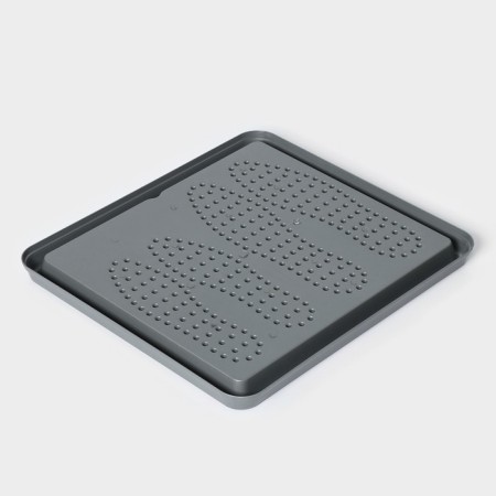 Shoe tray, 43.5 x 39 cm, small (gray)-1