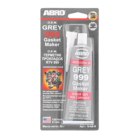 Sealant gaskets Silicone ABRO OEM Gray 999, 85 g 9-AB-2