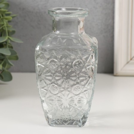 Diffusor for essential oils "Little Diamond" 250 ml transparent 6.5x6.5x12.8 cm-1