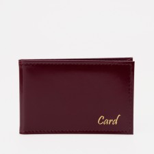 Businessman, 18 cards, textura, burgundy color
