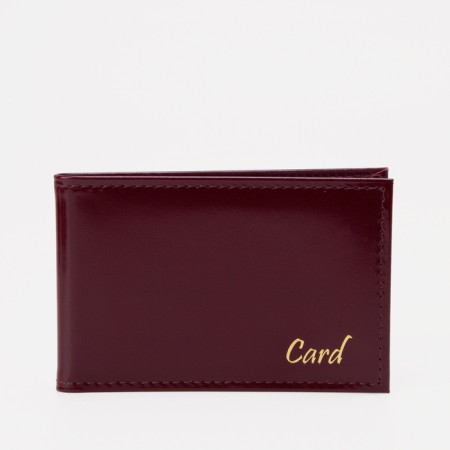 Businessman, 18 cards, textura, burgundy color