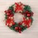 New Year's Wreath D-30 cm "Forest Festival" Flowers Berries