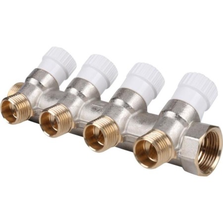 Distributive collector SMB 6851 341204, 3/4 ", 4 exits, 1/2"