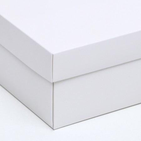 The box is folding, the lid is, white, 24 x 17 x 8 cm-2