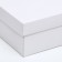 The box is folding, the lid is, white, 24 x 17 x 8 cm