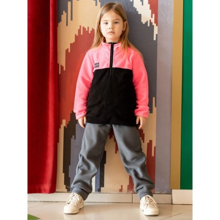 Fleet children's pants, height 104 cm, gray color