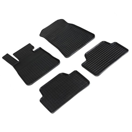 Rubber rugs ’grid’ for BMW 1 Ser E8188, 2004-2013