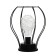 Nightlight "tat" from 3xaa batteries black 19x19x21 cm Risalux