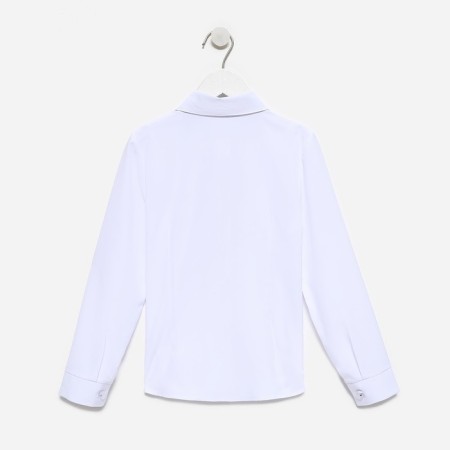 School blouse for girls, white color, height 146 cm-10