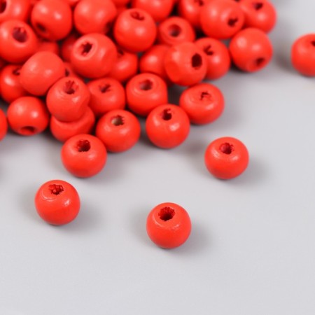 Beads for creativity tree "Red Nega" D-0.8 cm, set of 20 g