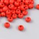 Beads for creativity tree "Red Nega" D-0.8 cm, set of 20 g