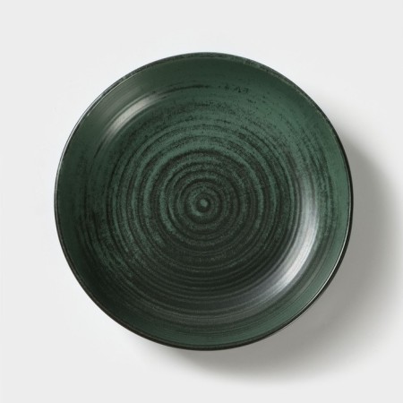 Lykke green salad bowl, d = 16 cm, green color-1