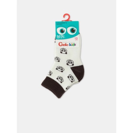 Children's socks with drawings Conte Kids Sof-Tiki, size 14, Milk color-1