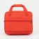 Road bag with lightning, 2 outer pockets, long belt, red color