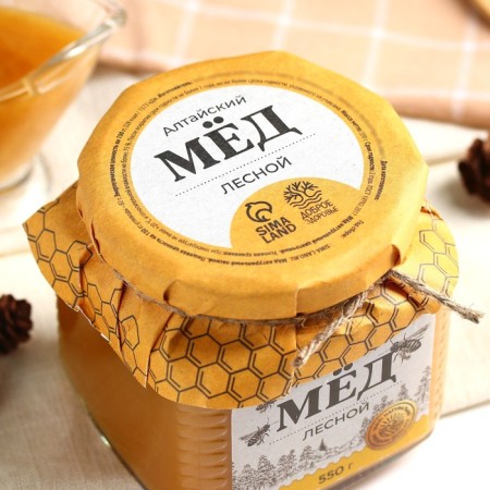 Altai Lesnaya Honey, 550 g.-3