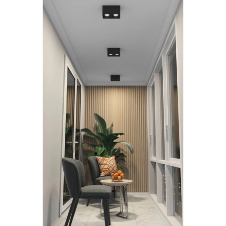 DK3085-BK+Ch. Loaded lamp for a clue lamp SORO, IP20, 15W, GU5.3, LED, Black/X-1