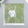 Scrapbooking paper bilateral "leaves" density 180 g 15.5x17 cm