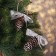 Decorative decoration with a suspension of "cones" 2 pcs.