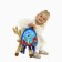 Children's backpack "New Year's Snake", 23x20.5cm, for the New Year