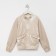 Jacket (bomber) children's minku: casual collection kids beige color, height 140