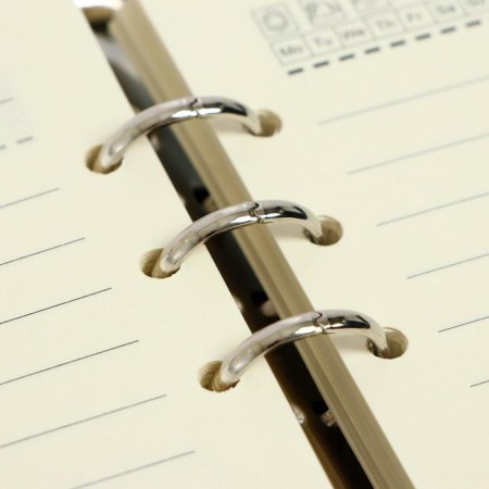 Organizer "Pastel" A5, with a knife, 92 sheets in a ruler, PVC cover, mix-8