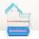 Poultry cell is equipped BD-2/5H, 34 x 27 x 47 cm, blue