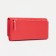 Women's wallet on magnets, red color