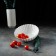 Porcelain salad magistro "Flower", 0.45 l, d = 16 cm, white color