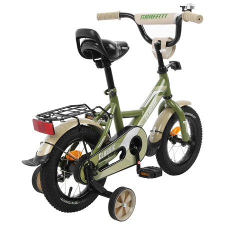 Bicycle 12 "Graffiti Classic, Khaki Color-3