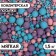 Confectionery sprinkling with a soft center "Pearls", matte, pink, lilac, blue, 1.5 kg
