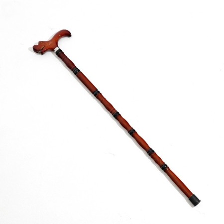 Souvenir cane 95.5 cm, dragon hilt, dark-3