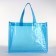 Household bag without fastening, blue color