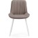 Sede Metal Carcass Seda to metal/velor, white/latte 50x56x82 cm