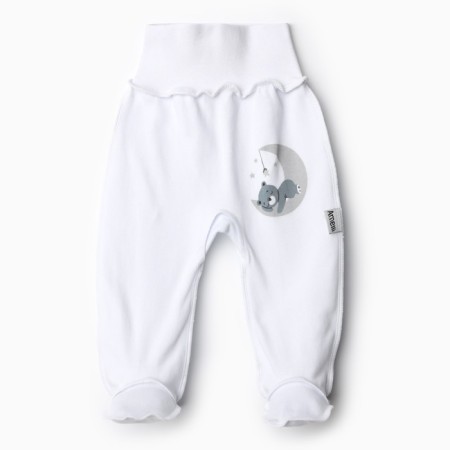 Children's sliders, white/bear, height 62 cm