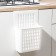 The storage basket suspended on the door, 25 × 13 × 36 cm, white color