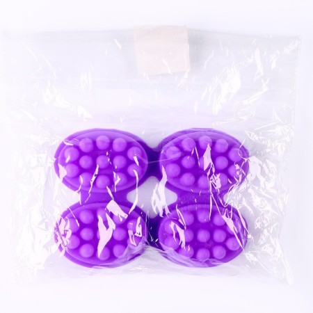 The shape for soap is silicone "massage" 4 pcs., Size 1 pc. - 7.1 × 3.5 × 5 cm-7