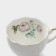 Rose porcelain service, 12 items: 6 mugs 220 ml, 6 saucers d = 15 cm, white color
