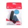Torso phone holder on an adhesive base, magnetic, black chrome