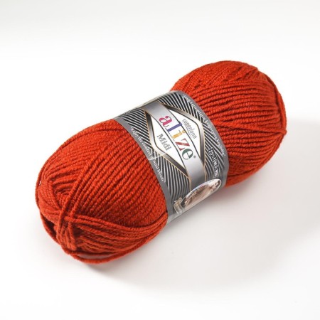 Yarn "Superlana Midi" 25% wool, 75% acrylic 170m/100g (36 ceramics)-1