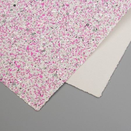 Liszt for creativity claims of "sparkle" white-violet sheet 33x20 cm thick 1.6 mm thick