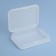 Organizer with a lid, 14 × 9.7 × 3.3 cm, the color is transparent